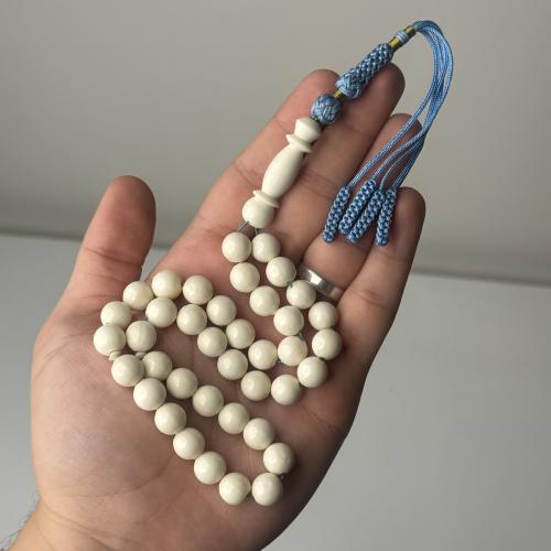 سبحة عظم جمل دائري كركوشة سماوي