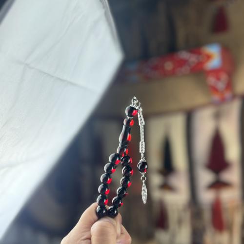 سبحة بكلايت جامبو عنابي حرباء