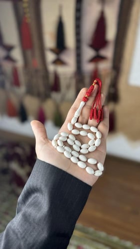 سبحة عظم جمل زيتوني