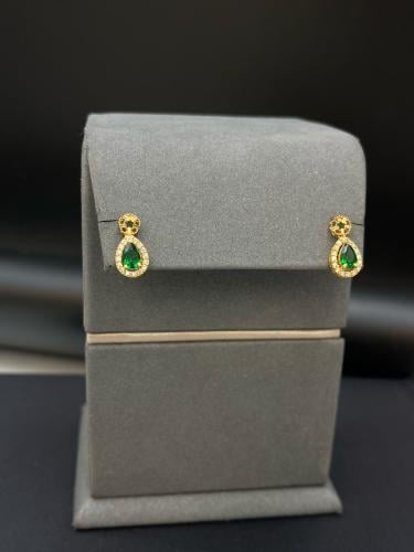 حلق ذهب عيار 21