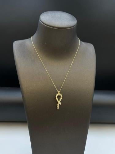 عقد ذهب عيار18