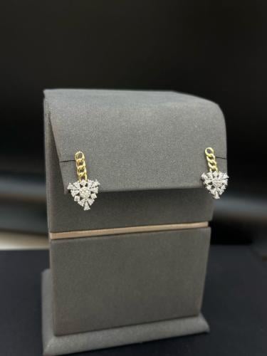 حلق ذهب عيار 18