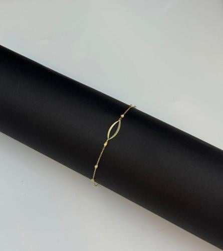 اسوارة انسيال ذهب عيار 18