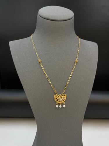 عقد ذهب عيار21