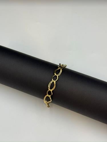 اسوارة انسيال ذهب عيار 18