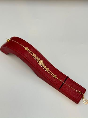 اسوارة انسيال ذهب صافي عيار 21