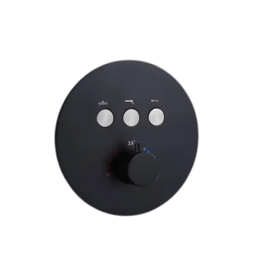 خلاط دش مخفي مدور سمارت اسود - ITALO ايطالي