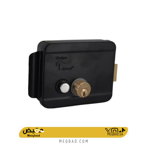 قفل باب لطش كهربائي اسود - LOZAN