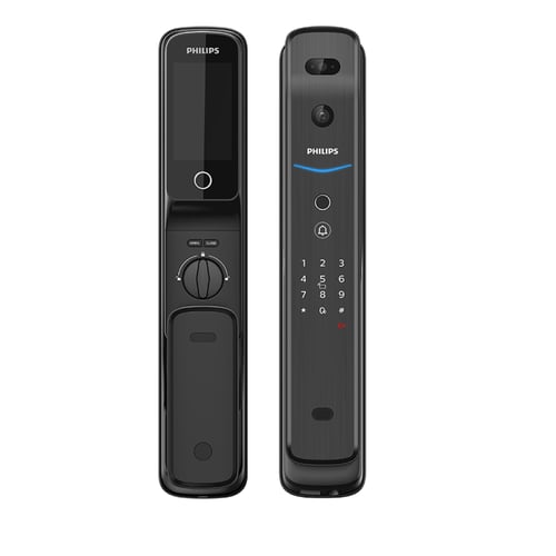 قفل باب ذكي يعمل بالدفع والسحب فيليبس - DDL709-FVP...