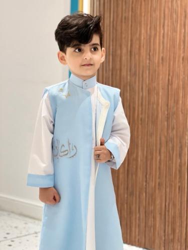 دقلات ولادي بتطريز بالاسم بشكل متميز-متجر الرياض