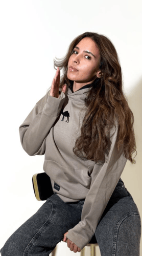 هودي دبل كاب Navy Double Cap Hoodie