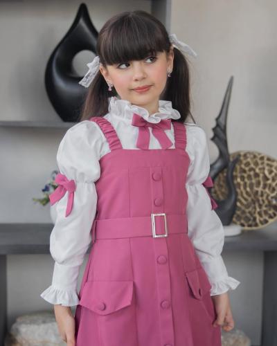 مريول مدرسي انيق ابتدائي- متجر الرياض