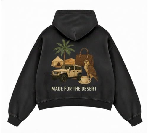 هودي الصحراء فاخر طباعة حسب الطلب