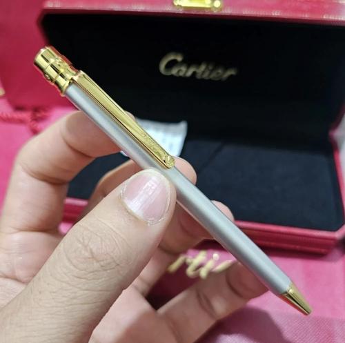 قلم رجالي ذهبي فضي- متجر الرياض