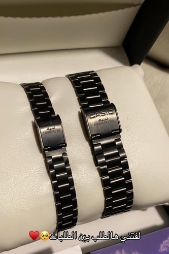 كاسيو LTP كبلز اسود مينا اخضر