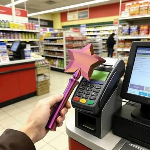عصا بطاقات الائتمان بدون تلامس
