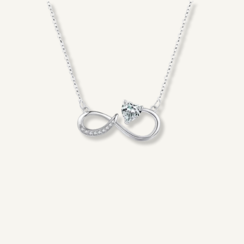 عقد فضة عيار 925 أنيق بتصميم راقٍ