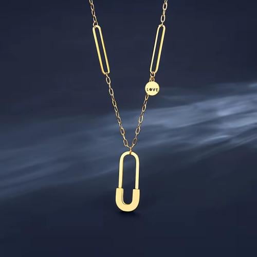 سلسال مقاوم للصدأ – أناقة عملية بلمسة ذهبية