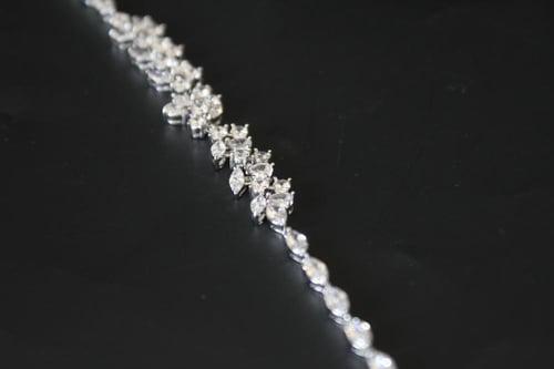 سواره زركون فضيه مطليه روديوم