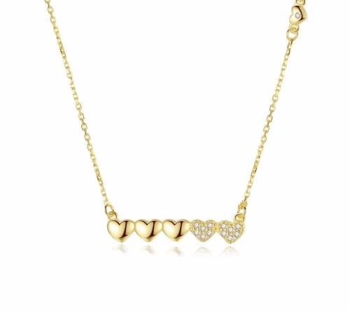 A gold necklace from 925 sterling silver