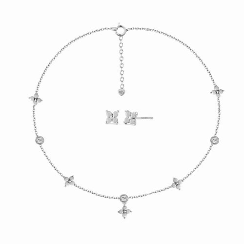 طقم شوكر فضة استرليني 925