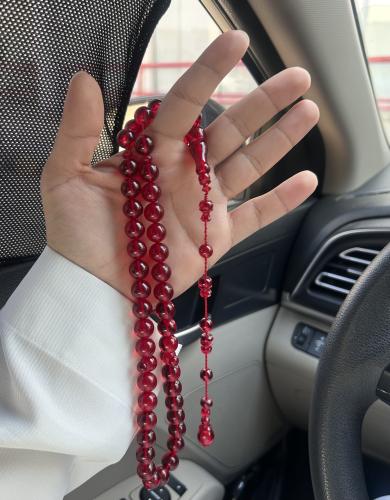 فاتوران تمليكة احمر شفاف