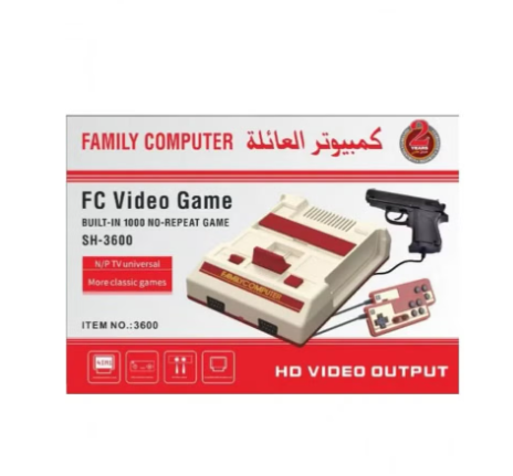 كمبيوتر عائلي مع ألعاب فيديو كلاسيكية