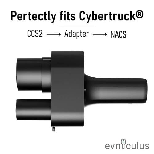 محول شحن تسلا سايبرترك (CCS2 إلى NACS) | شحن DC و AC
