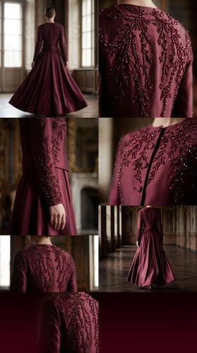 طقم سهرة قطعتين جاكيت وتنورة