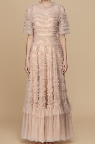 فستان تول انيق