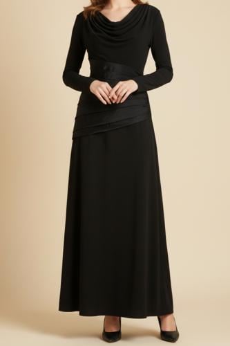 فستان سهرة اسود