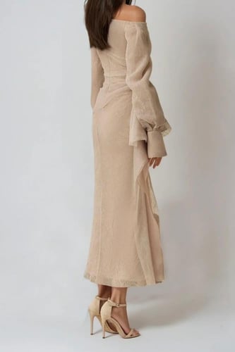 فستان ميدي درابية