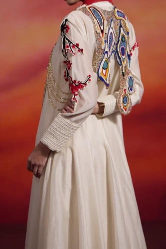 فستان هندي مطرز