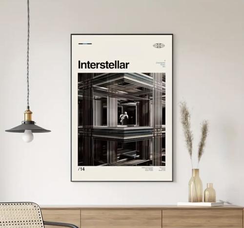 لوحة سينمائية مودرن - Interstellar | بوستر فيلم بي...