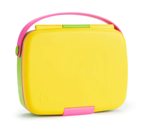 صندوق غداء للاطفال، 5 اقسام يتضمن ادوات (ملعقة وشو...