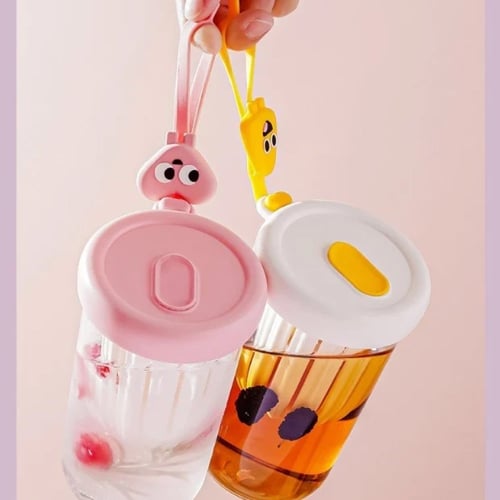 كوب ماء لطيف مع هدية (حافظة على شكل موزة)