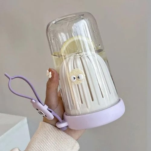 كوب ماء لطيف مع هدية (حافظة على شكل موزة)