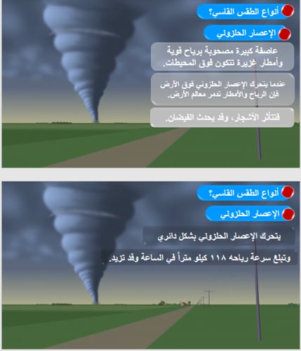 علوم ثالث - الطقس وتقلباته