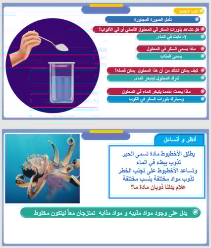 علوم سادس - تصنيف المادة