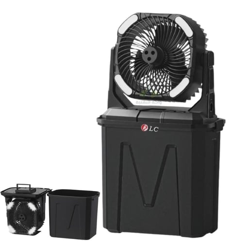 مروحة الرذاذ المتنقلة معى الاضاءة