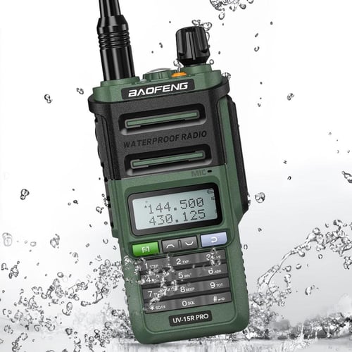 Baofeng UV-15R proلاسلكي مقاوم للماء وللصدمات