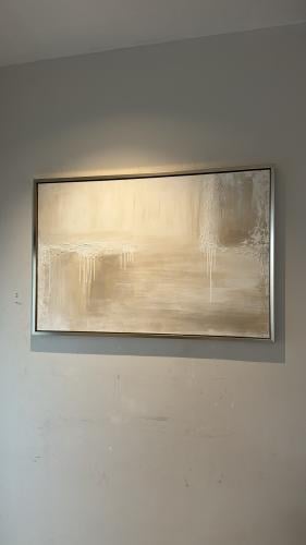 رسم لوحة كانفس مقاس 120*80 باطار شامبين