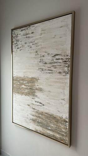 رسم لوحة كانفس مقاس 120*80 بااطار شامبين