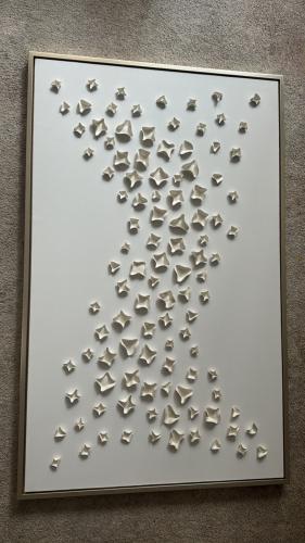 Canvas painting size 200*120 with champagne-colore...