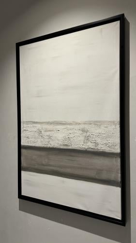 Canvas painting size 120*80 with black frame