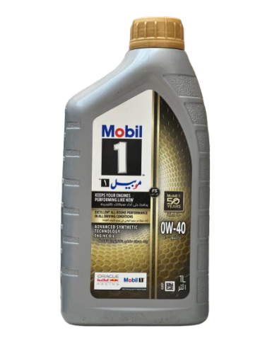 زيت محرك موبيل 0w40 واحد لتر