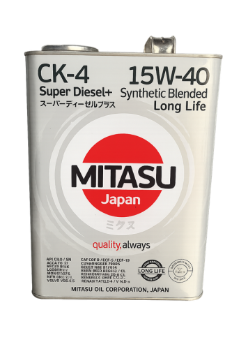 ميتاسو زيت محرك ديزل MITASU CK-4 15W-40 (جالون 4 ل...
