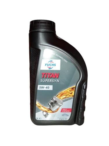 زيت محرك فوكس تيتان 5W40 SUPERSYN واحد لتر