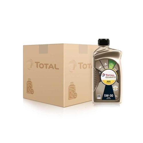 زيت محرك توتال كوارتز 9000 5w30 كرتون 12 حبة