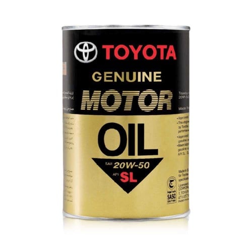 زيت محرك تويوتا 20w50 الاصلي واحد لتر